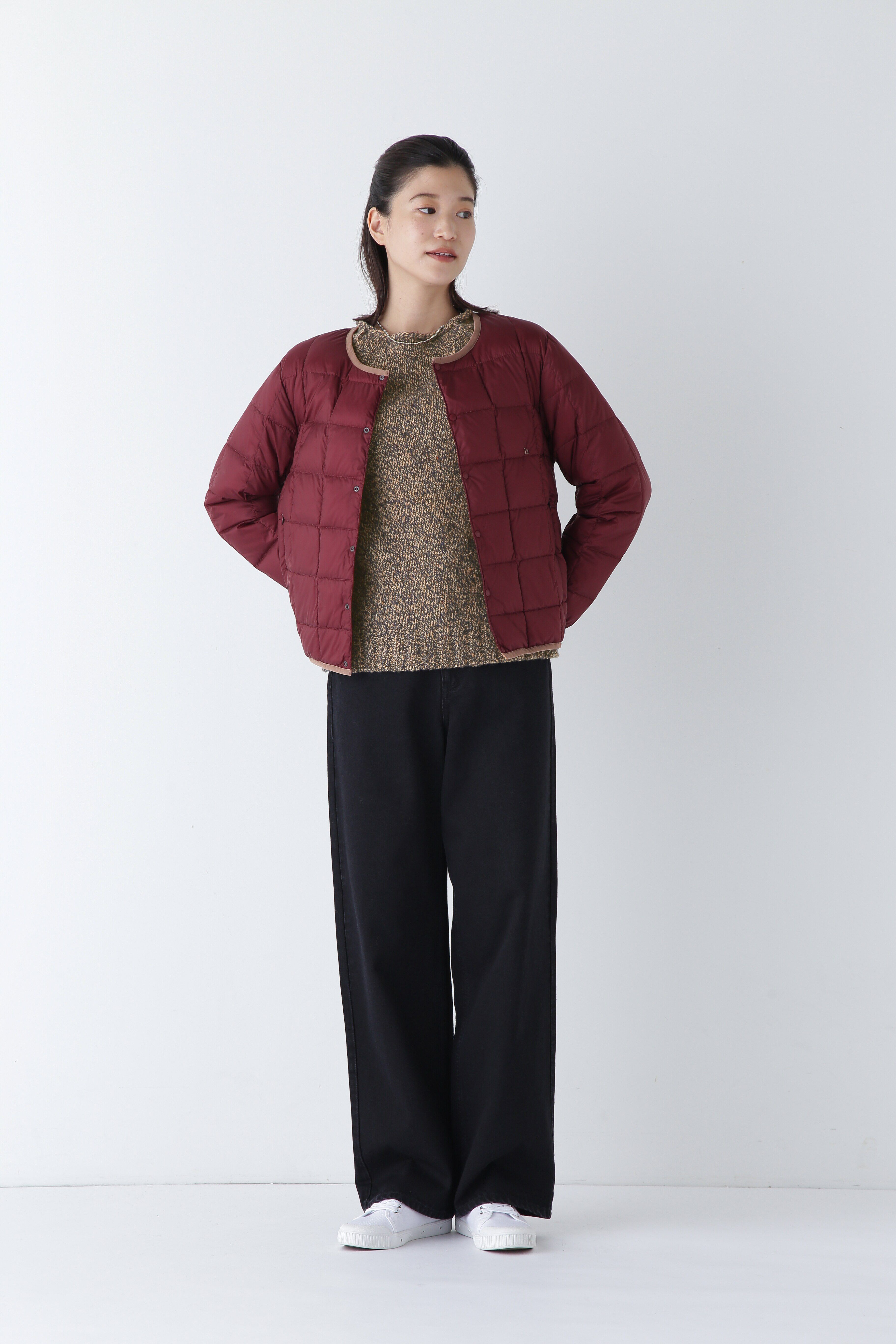  「◆ウールミックスハイネックニットプルオーバー」|ニット・セーター|