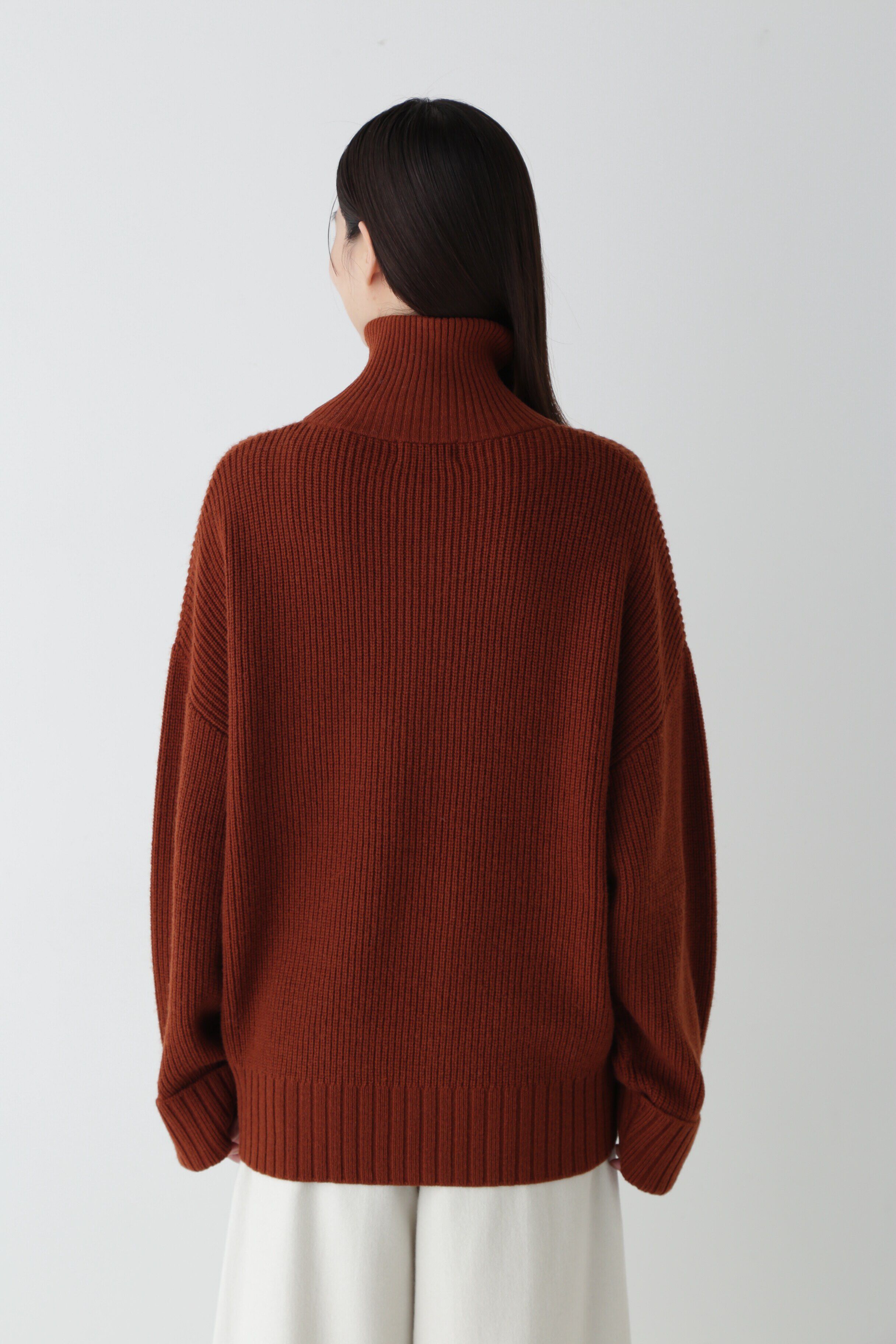  「◆ウールミックス片畦プルオーバー」|ニット・セーター|