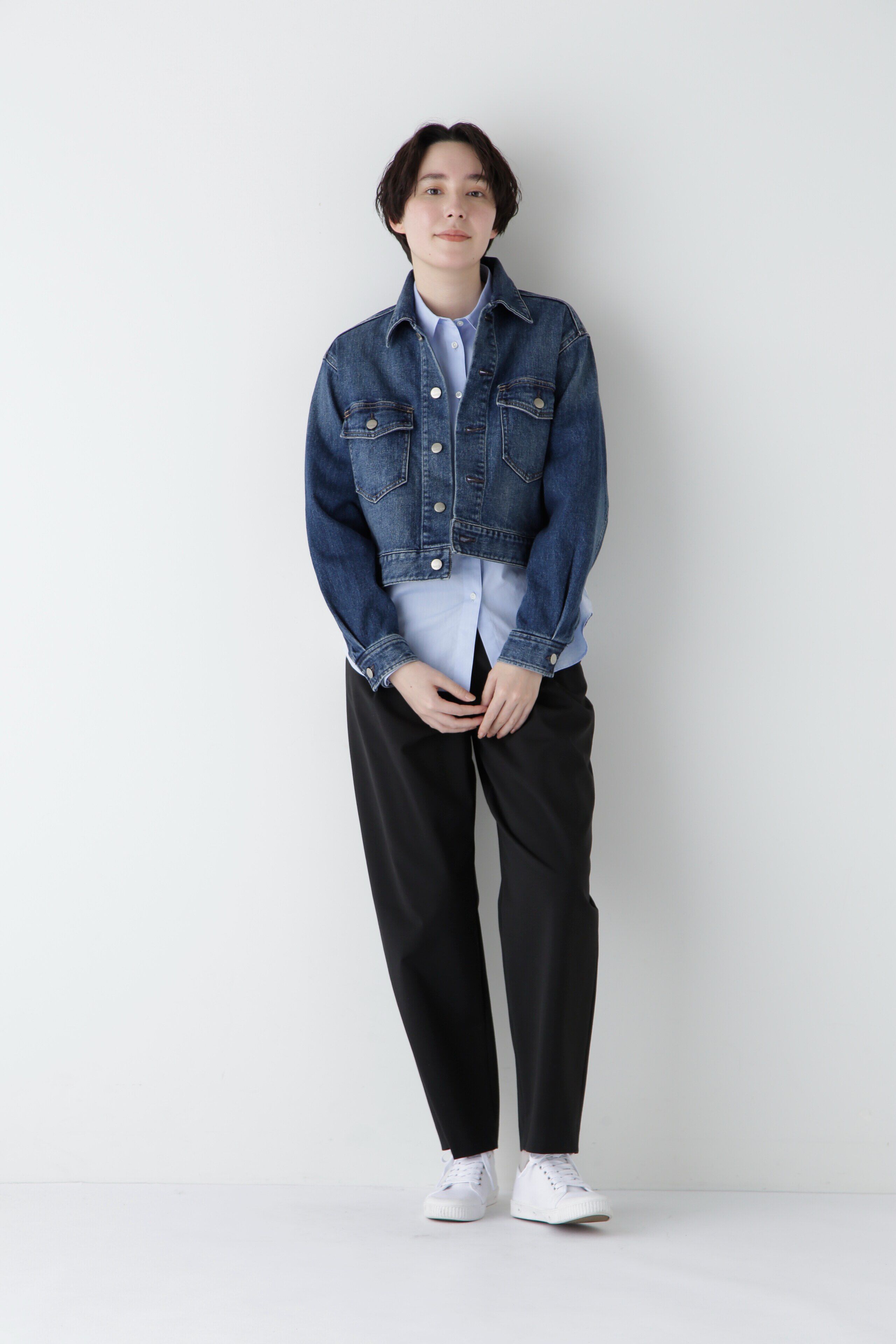  「◆ストレッチポンチタックテーパードパンツ」|その他|