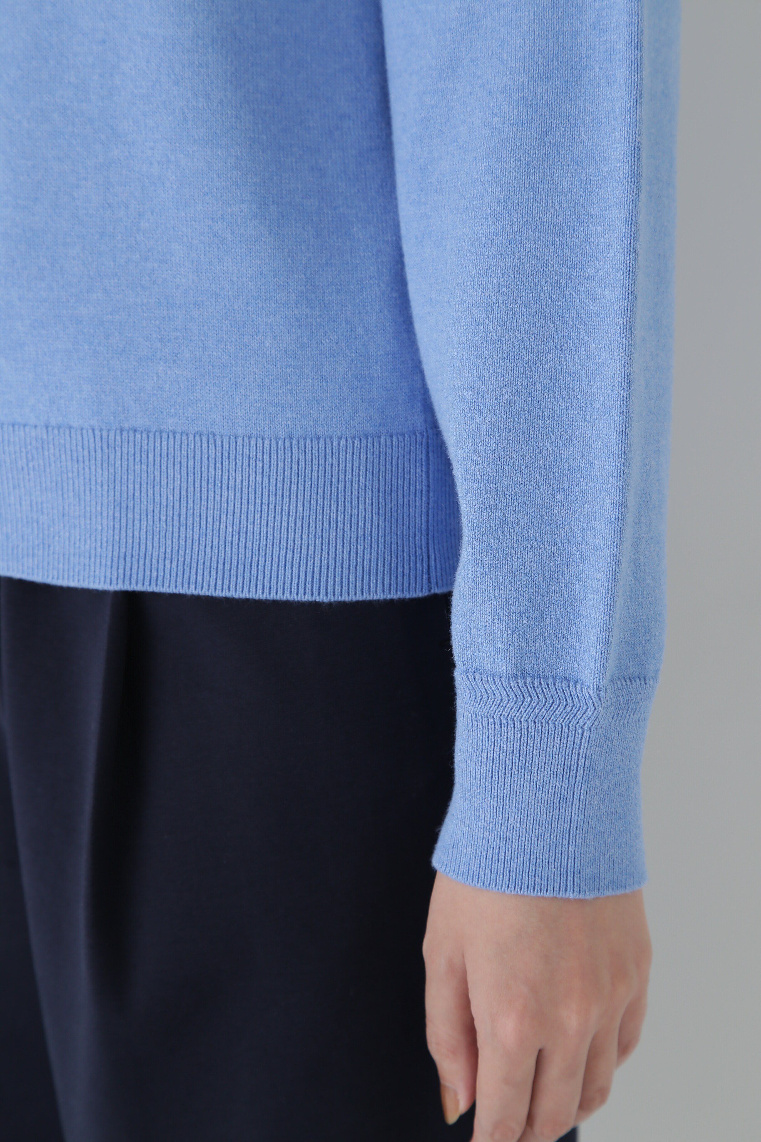  「◆【ウォッシャブル】コットンカシミヤ クルーネックカーディガン」|ニット・セーター|