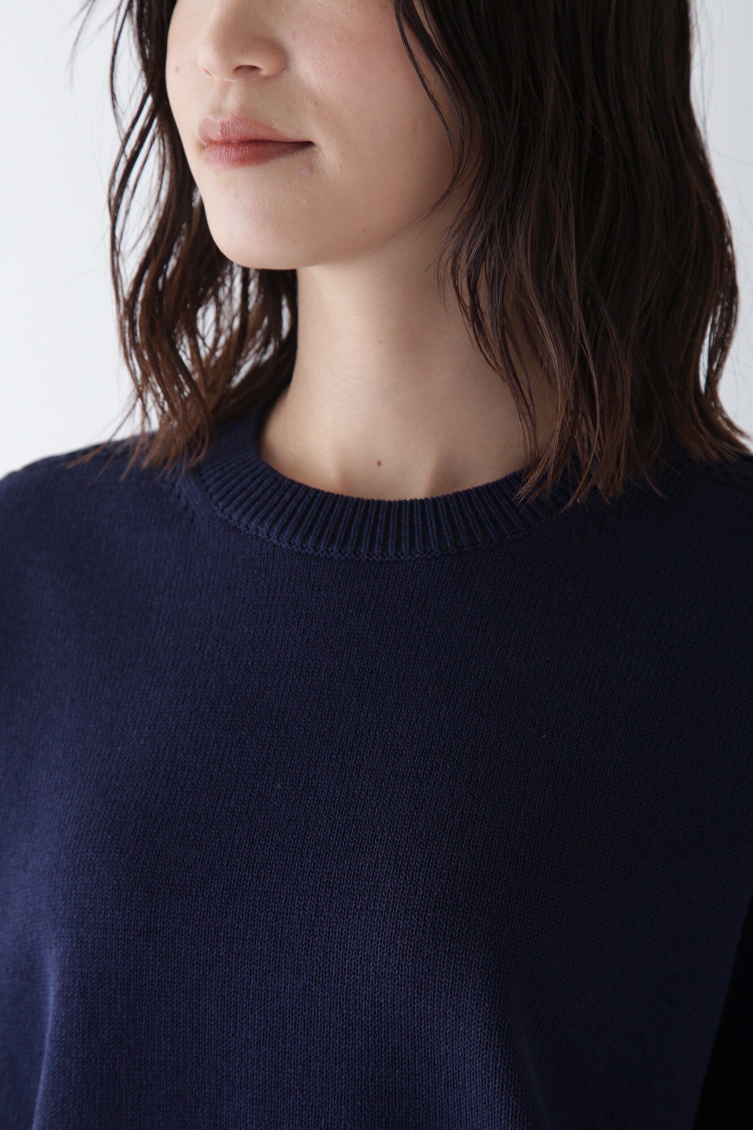  「◆【ウォッシャブル】レースドッキングニットプルオーバー」|ニット・セーター|