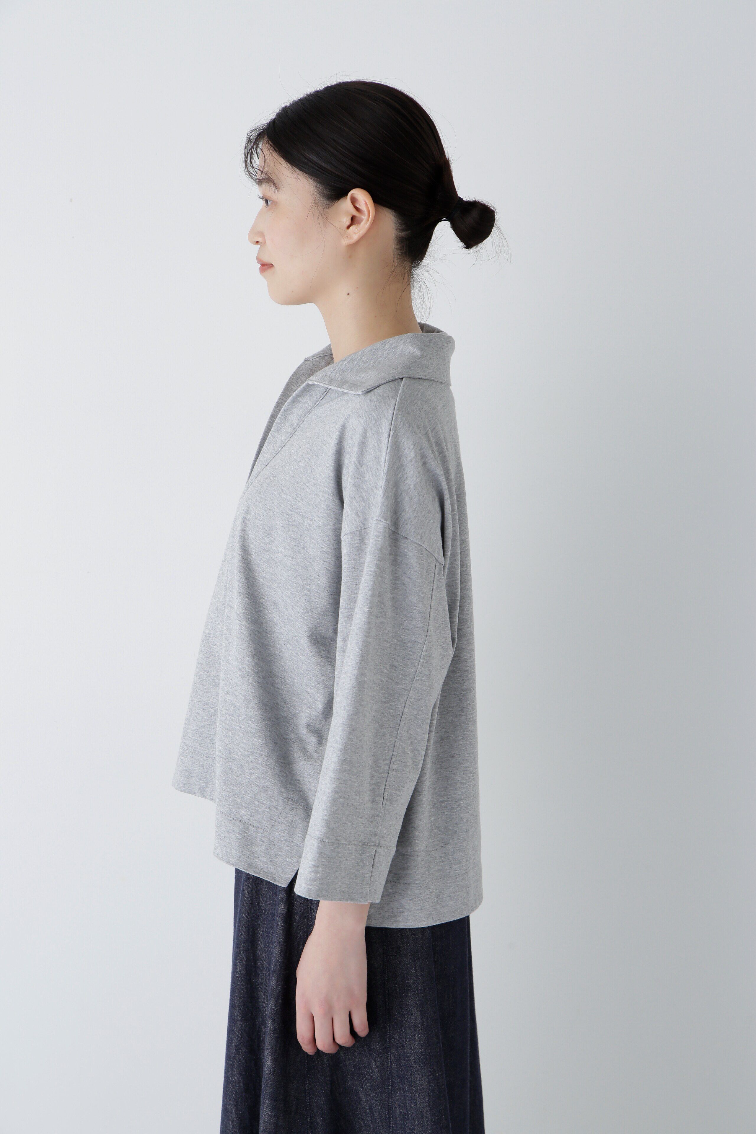  「◆【接触冷感】コットンポリエステルプレーティング天竺カットソー」|Tシャツ・カットソー|