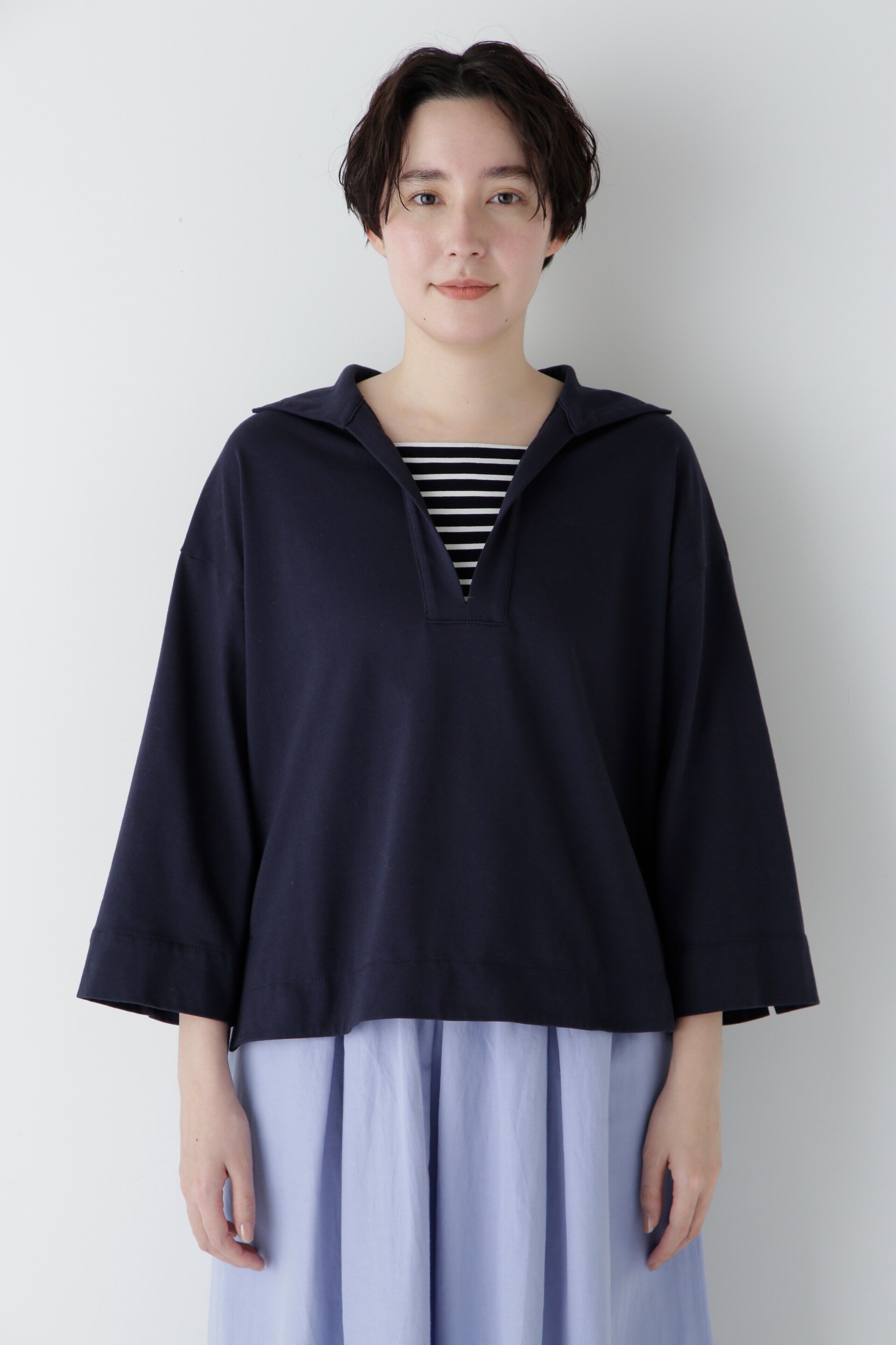  「◆【接触冷感】コットンポリエステルプレーティング天竺カットソー」|Tシャツ・カットソー|