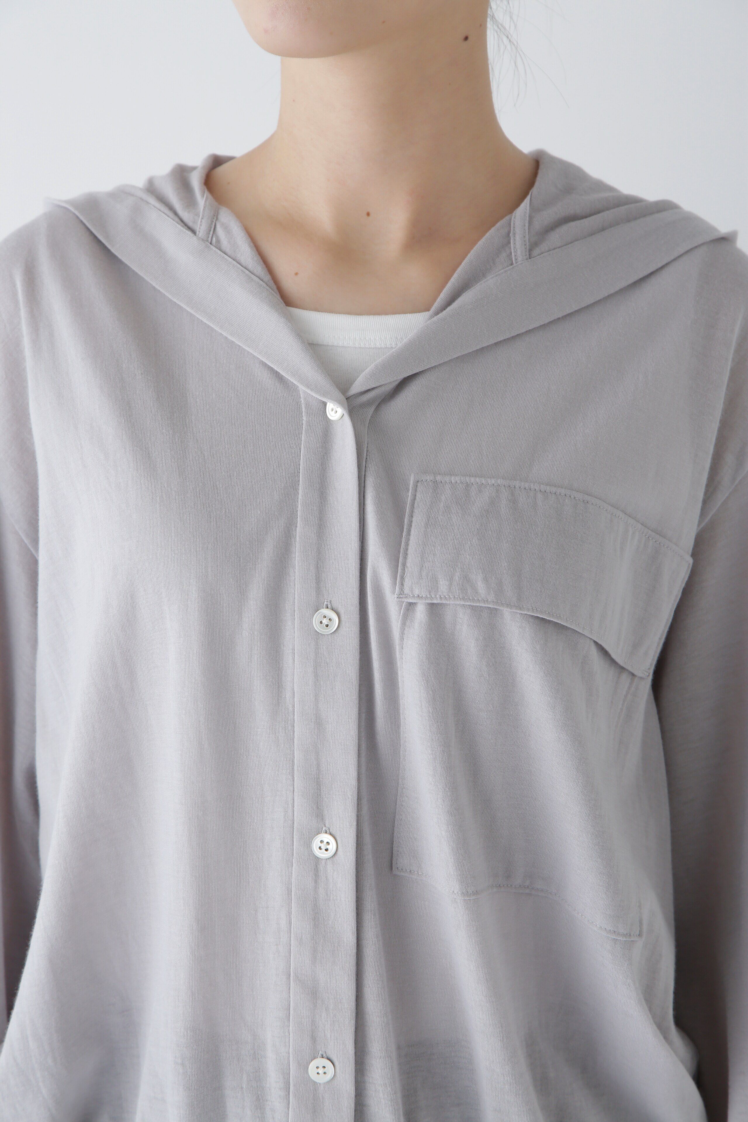  「◆コットンナイロンプレーティング天竺カットソー」|Tシャツ・カットソー|