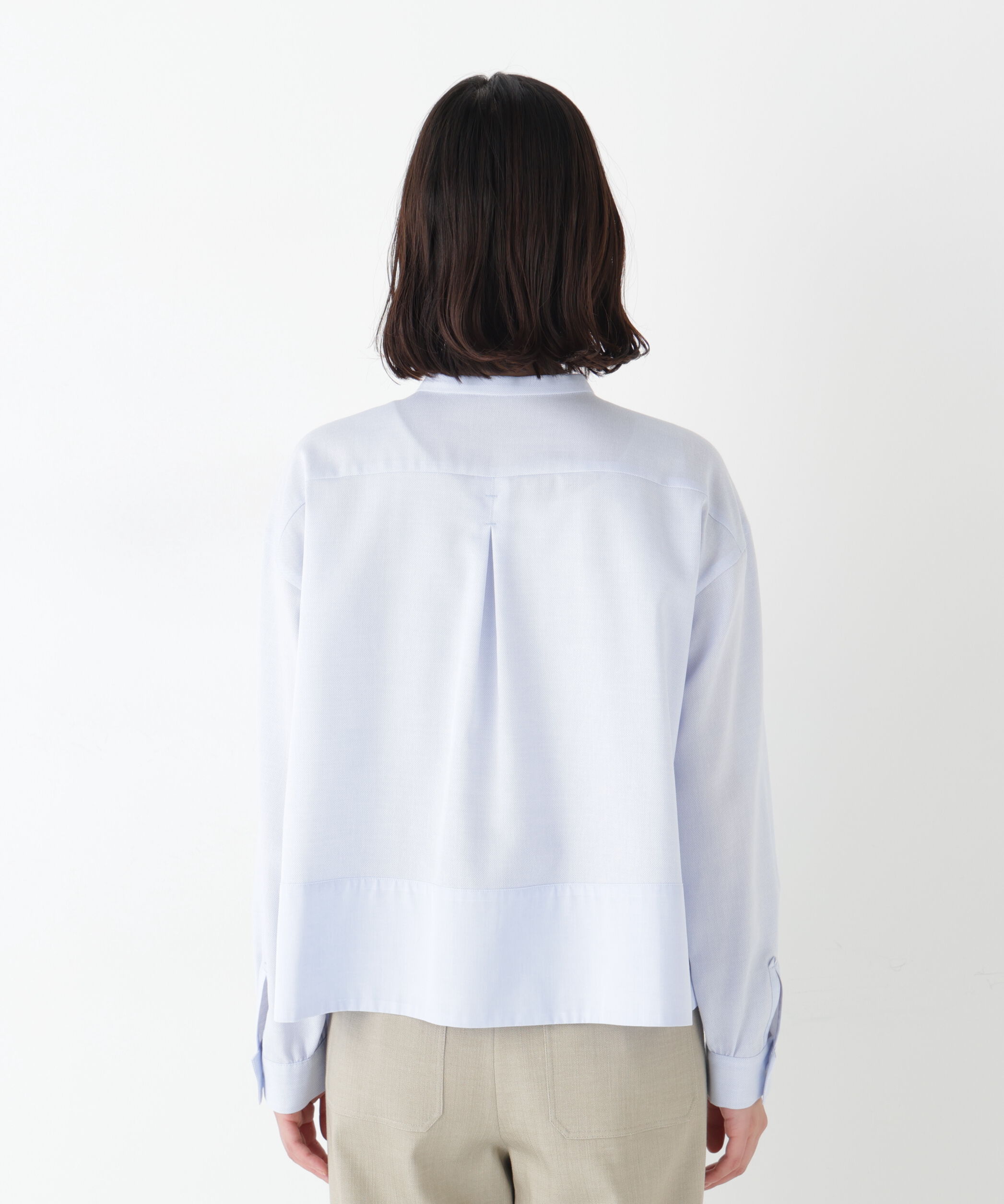  「◆アイスコットンドビーシャツ」|シャツ・ブラウス|