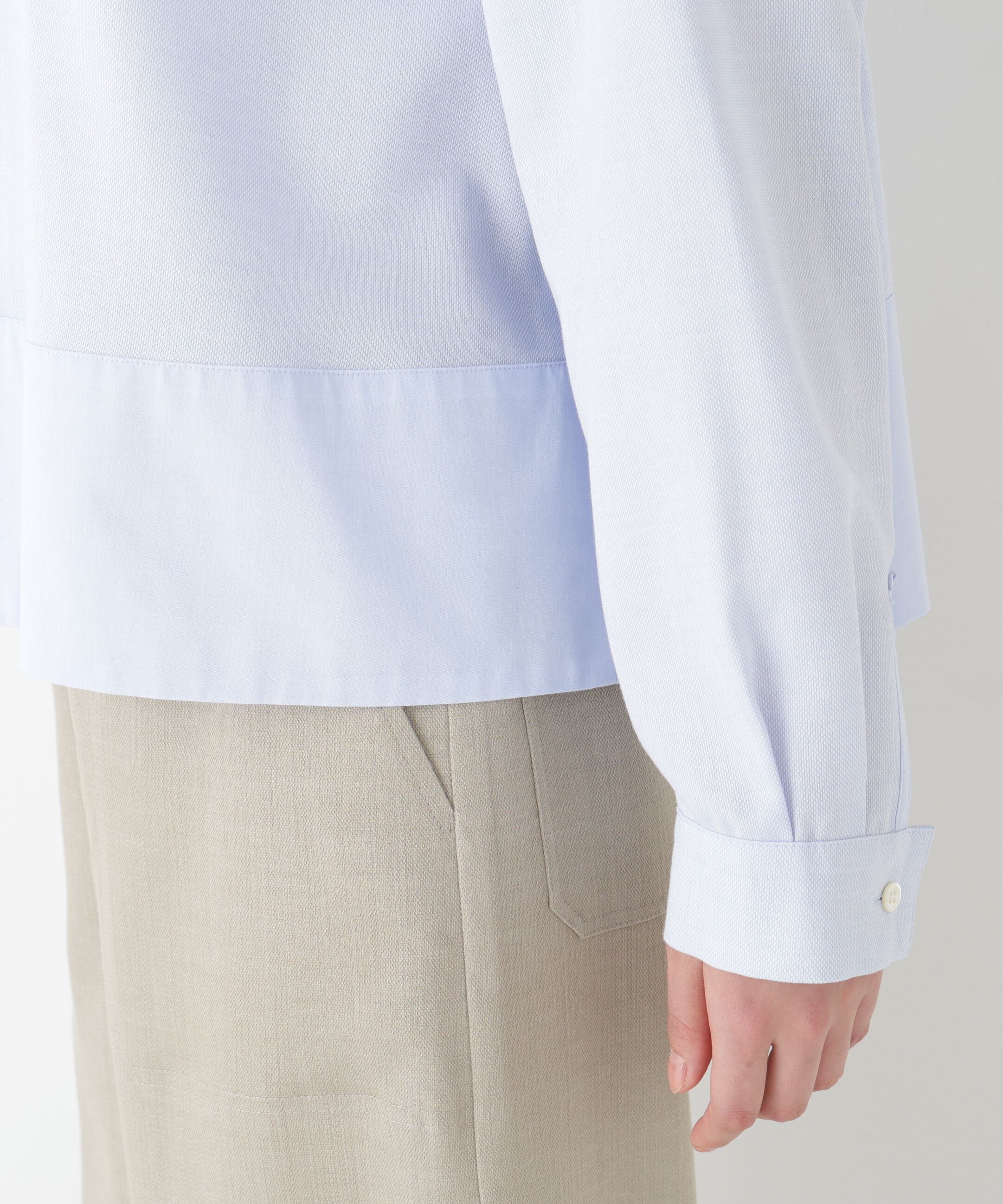  「◆アイスコットンドビーシャツ」|シャツ・ブラウス|