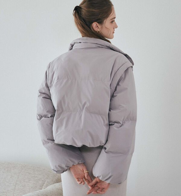 archives「２ｗａｙショート中綿ブルゾン」|ダウン|