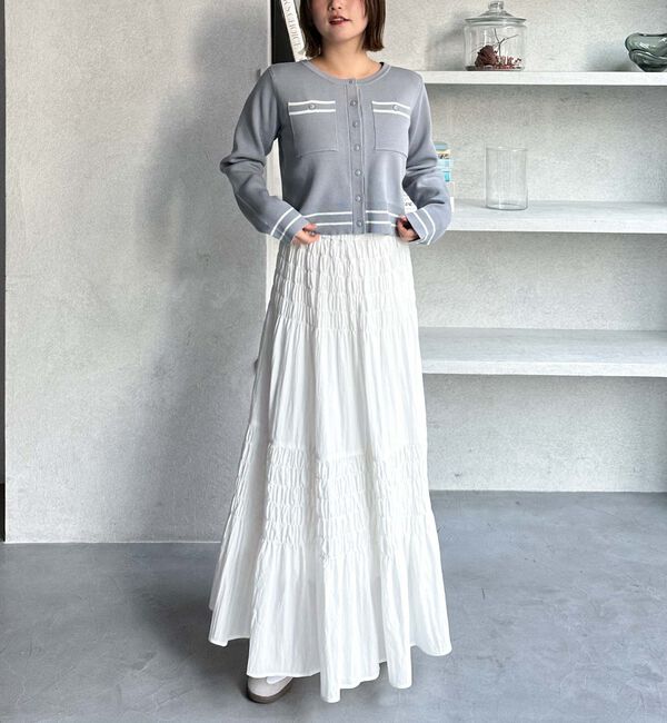 archives「ミラノリブラインニットカーディガン」|カーディガン|