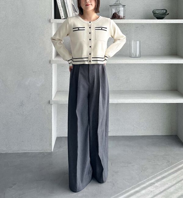 archives「ミラノリブラインニットカーディガン」|カーディガン|