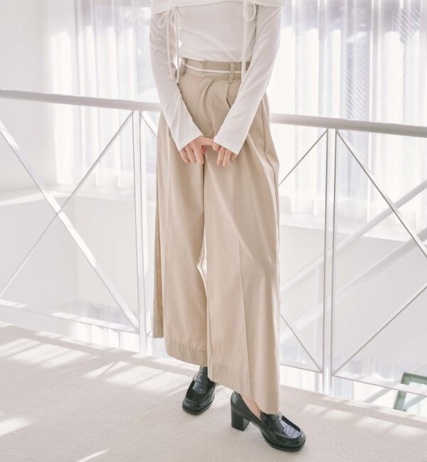 archives「ワイドタックチノパンツ」|チノ|