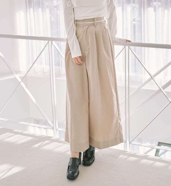 archives「ワイドタックチノパンツ」|チノ|