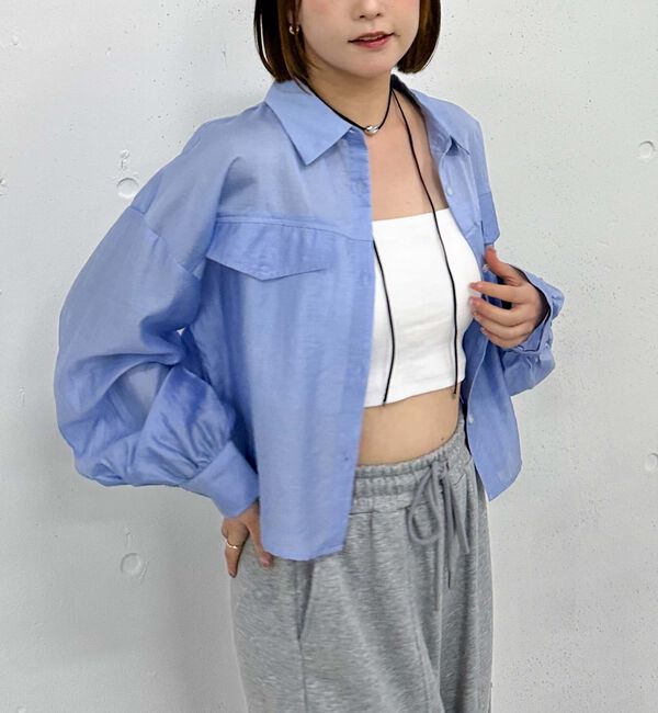 archives「&rsquo;シアーストライプアソートショートシャツ&rsquo;」|シャツ・ブラウス|