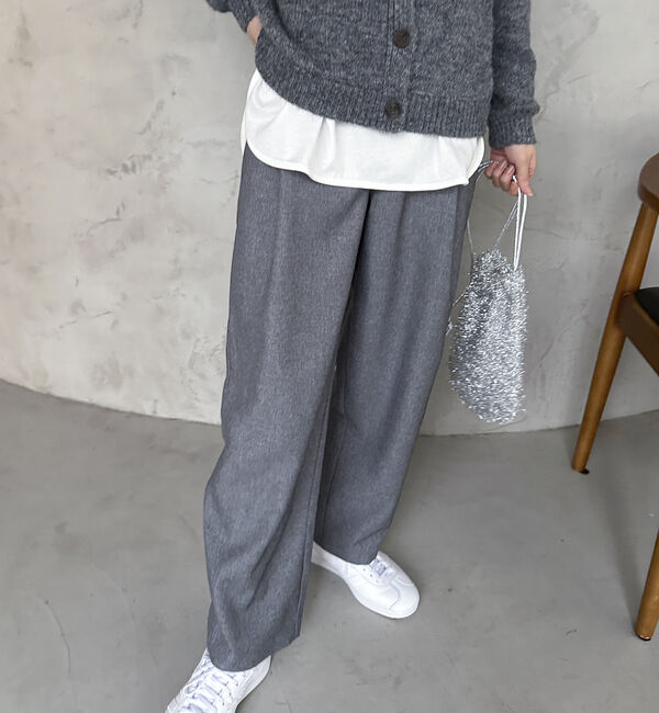 Doux archives「ワンタックカーブパンツ」|チノ|