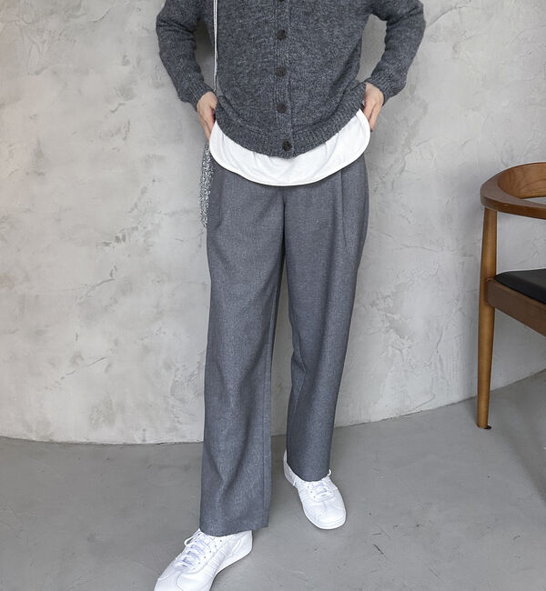 Doux archives「ワンタックカーブパンツ」|チノ|