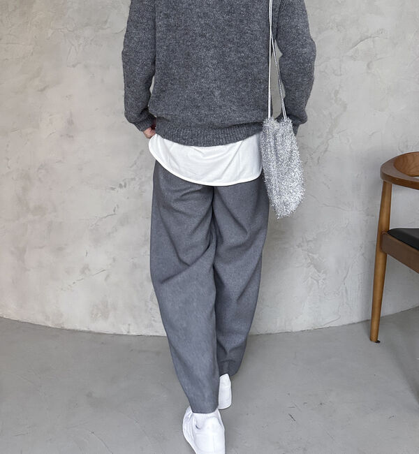 Doux archives「ワンタックカーブパンツ」|チノ|