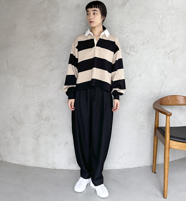 Doux archives「ワンタックカーブパンツ」|チノ|