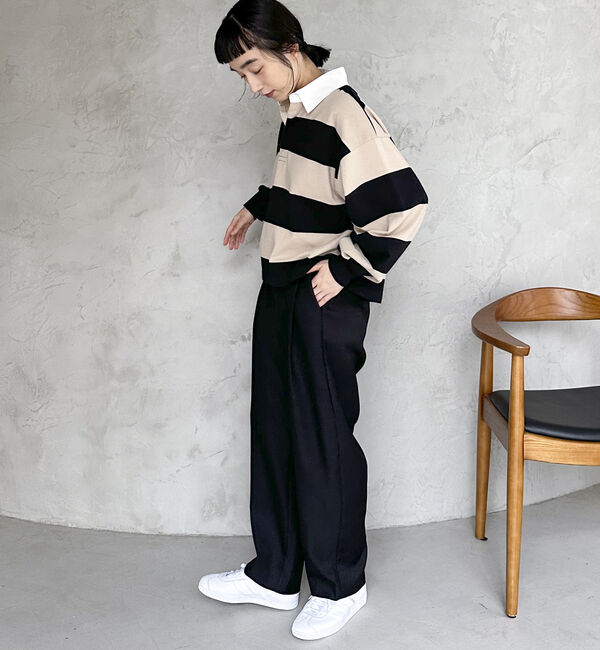 Doux archives「ワンタックカーブパンツ」|チノ|