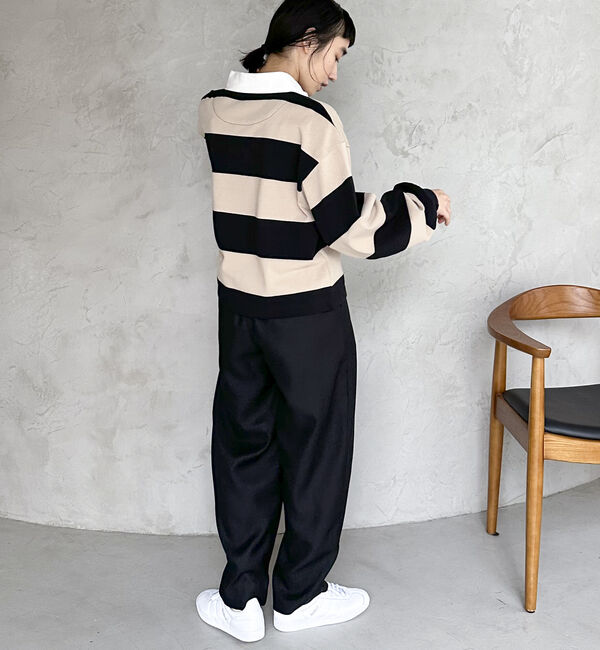 Doux archives「ワンタックカーブパンツ」|チノ|