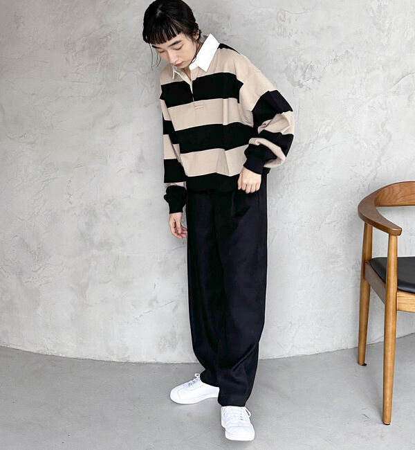 Doux archives「ワンタックカーブパンツ」|チノ|