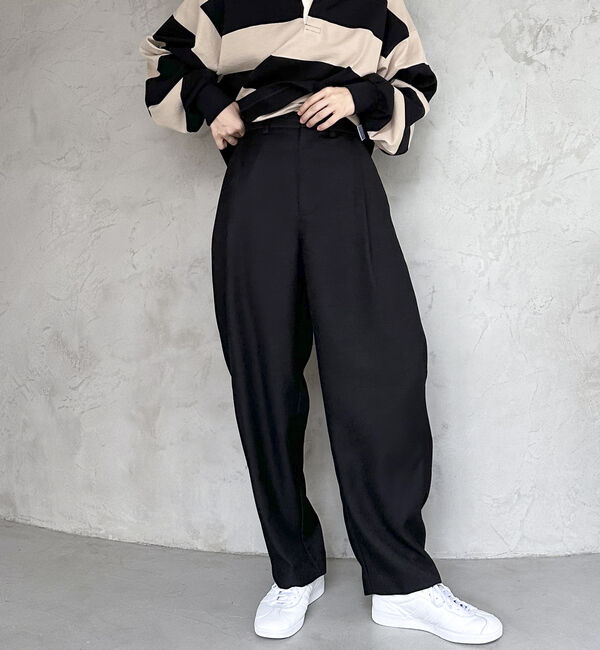 Doux archives「ワンタックカーブパンツ」|チノ|