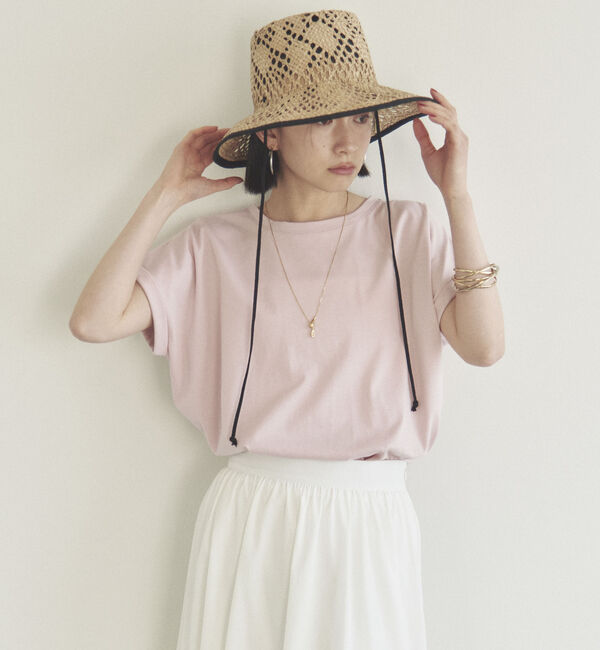 Doux archives「袖折り返しＴシャツ」|Tシャツ・カットソー|
