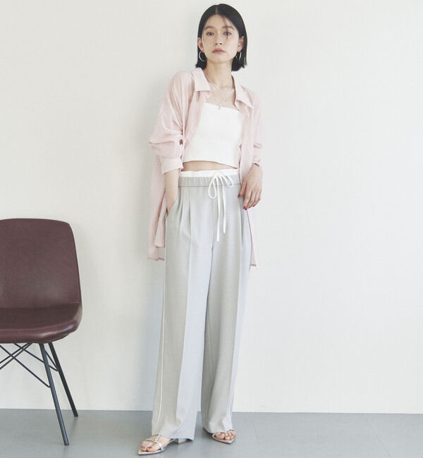 Doux archives「Ｗウエストサイドラインパンツ」|チノ|