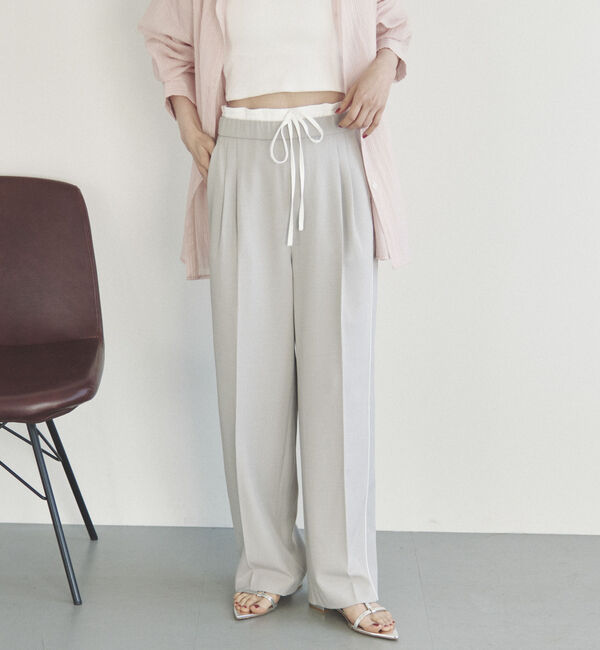 Doux archives「Ｗウエストサイドラインパンツ」|チノ|