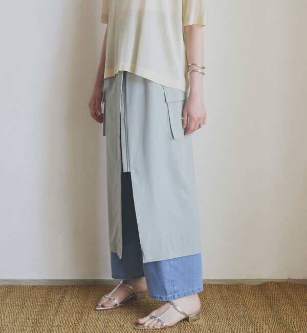 Doux archives「サテンカーゴタイトスカート」|スカート|