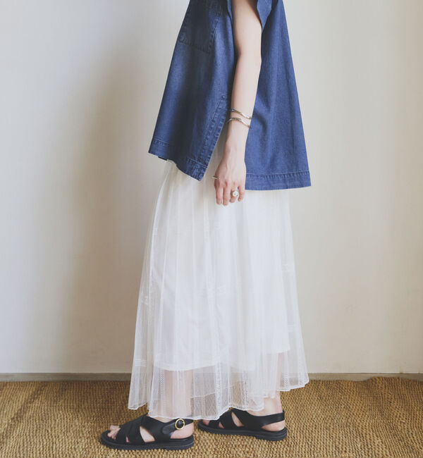 Doux archives「２ＷＡＹレースプリーツスカート」|スカート|
