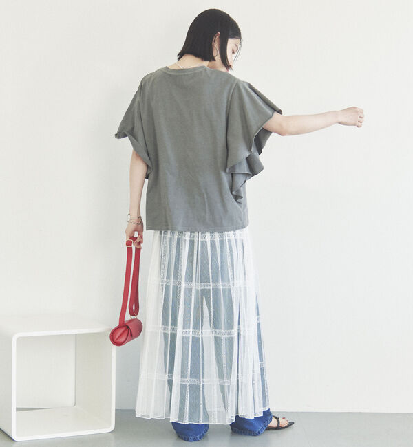 Doux archives「２ＷＡＹレースプリーツスカート」|スカート|