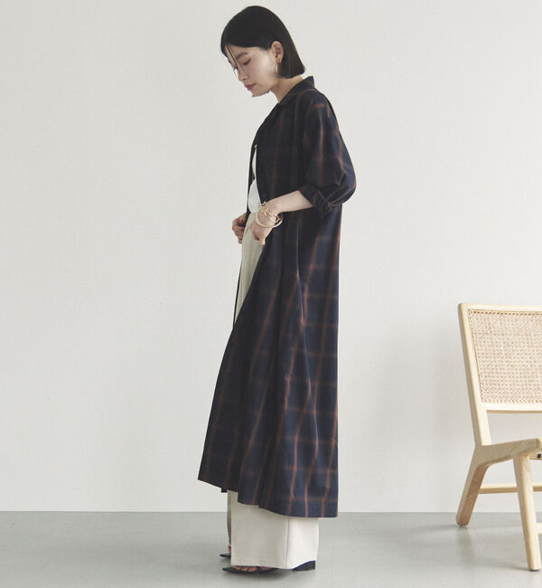 Doux archives「チェックシャツワンピース」|ワンピース|