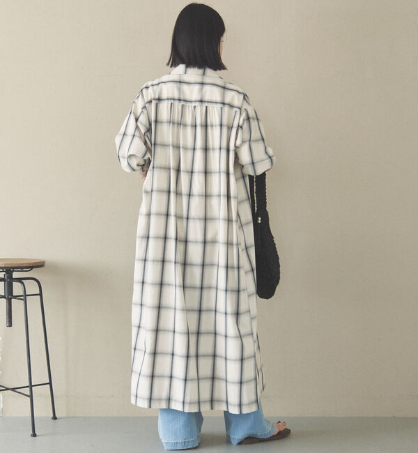 Doux archives「チェックシャツワンピース」|ワンピース|