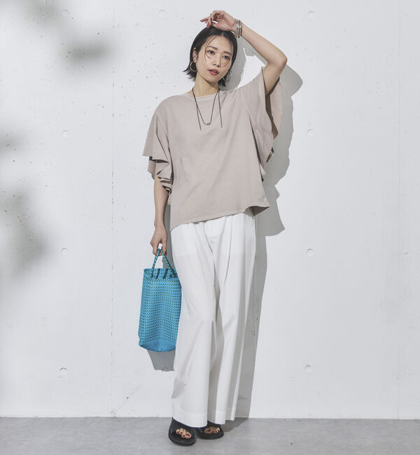 Doux archives「ピグメントラッフルＴｅｅ」|Tシャツ・カットソー|