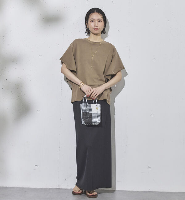 Doux archives「ピグメントラッフルＴｅｅ」|Tシャツ・カットソー|