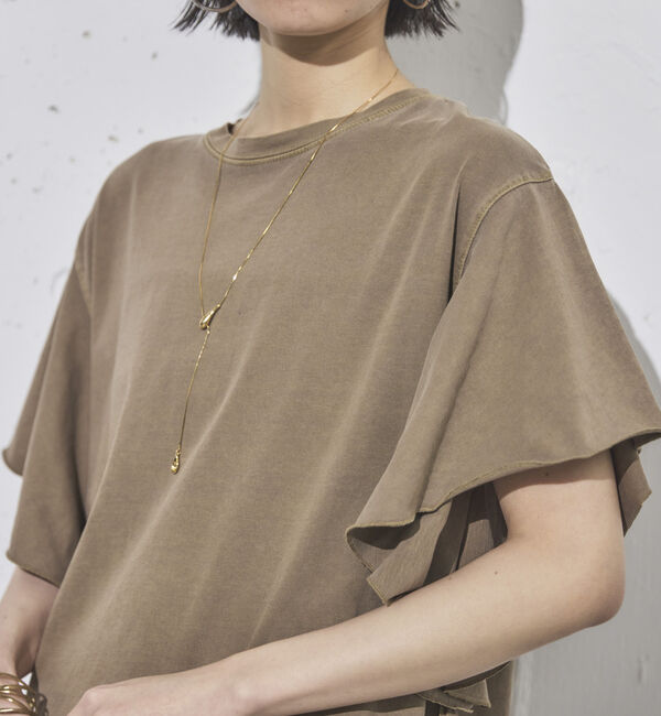 Doux archives「ピグメントラッフルＴｅｅ」|Tシャツ・カットソー|