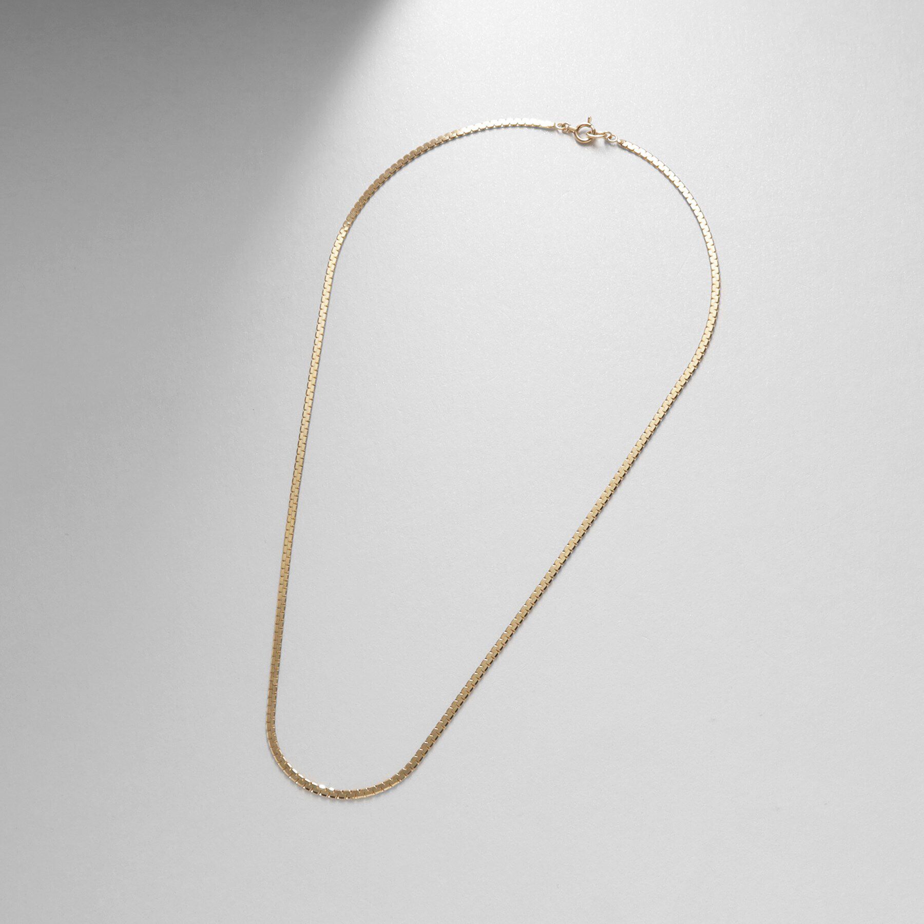 COCOSHNIK「K10スーパーベネフラット ネックレス」|ネックレス|