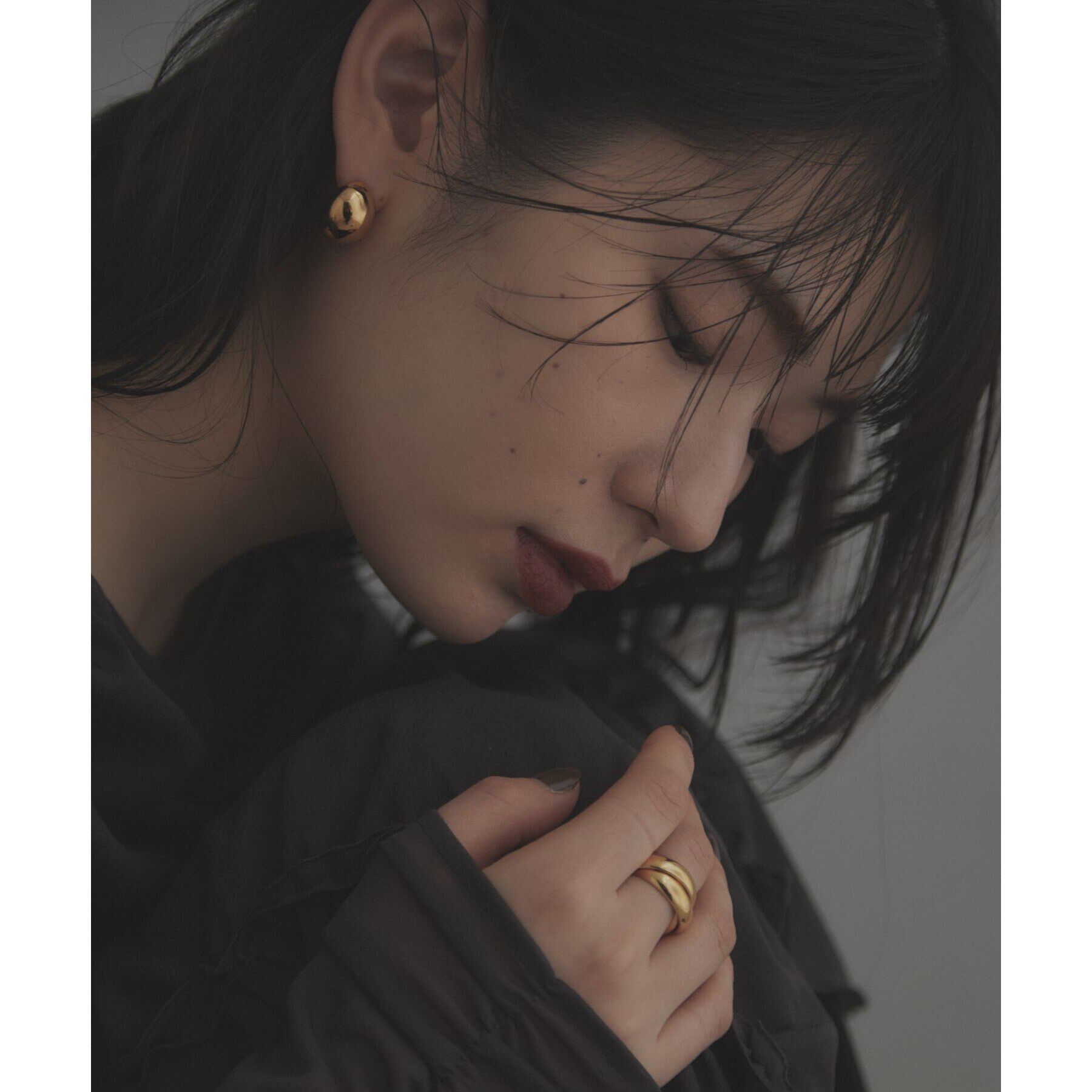 COCOSHNIK ONKITSCH「シルバー ボリュームリング ドームトリプル リング GP」|リング|