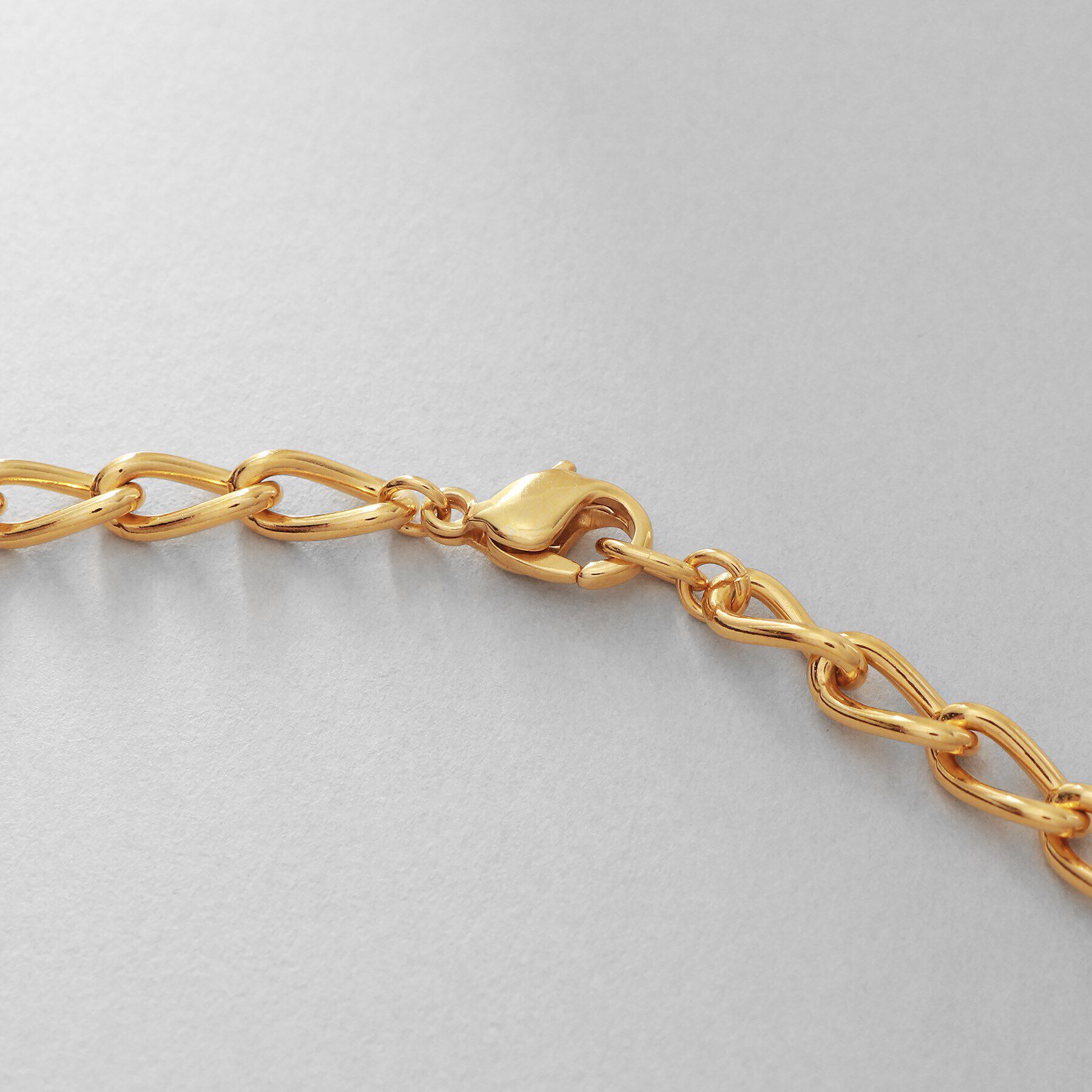 COCOSHNIK ONKITSCH「シルバー デザインチェーン ロングカーブネックレス GP」|ネックレス|