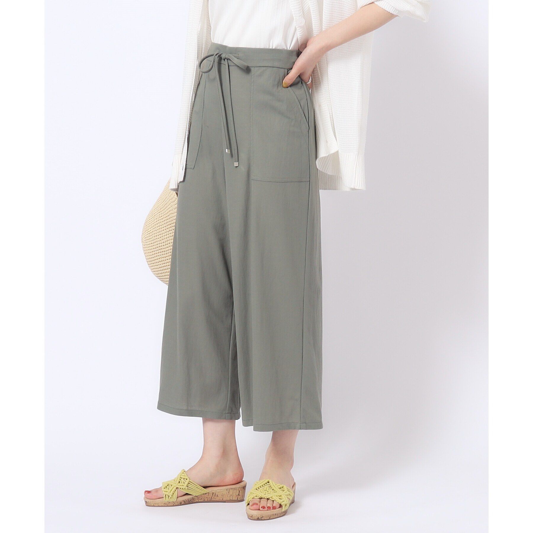 SHOO･LA･RUE「【M-LL/選べる着丈】イージーベイカー ワイドパンツ」|その他|