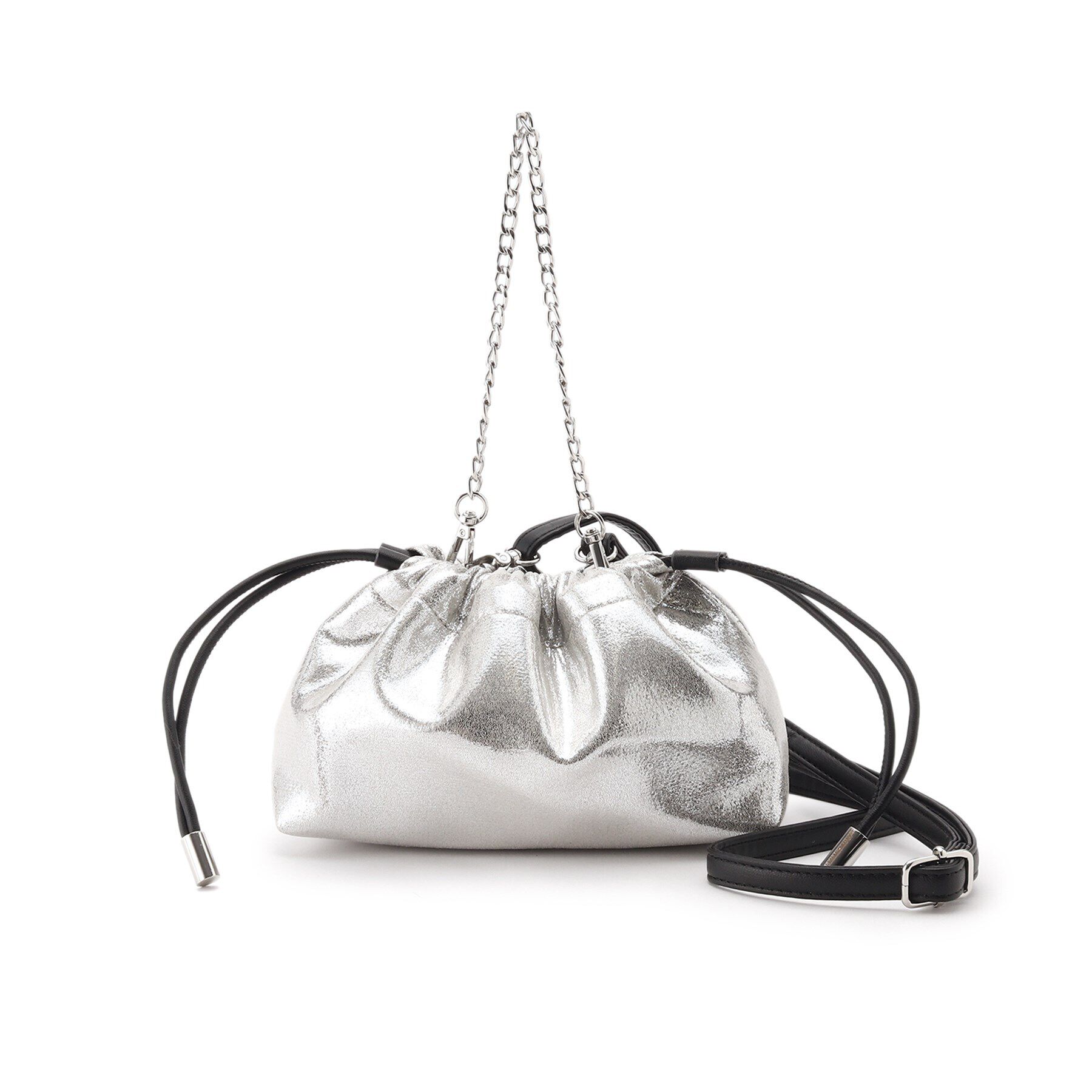 SHOO･LA･RUE「【スパンコール／シャイニー】アソート巾着ショルダーバッグ」|ショルダー・メッセンジャー|