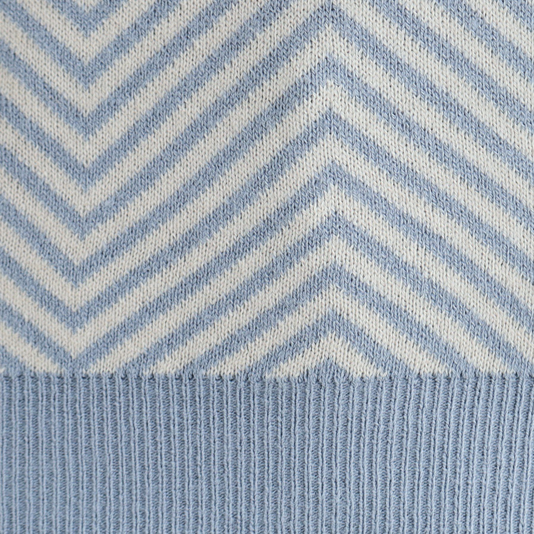 SHOO･LA･RUE「【S-LL/洗える/毛玉レス】クラシカルな柄が目を惹く プチハイネックニット」|ニット・セーター|