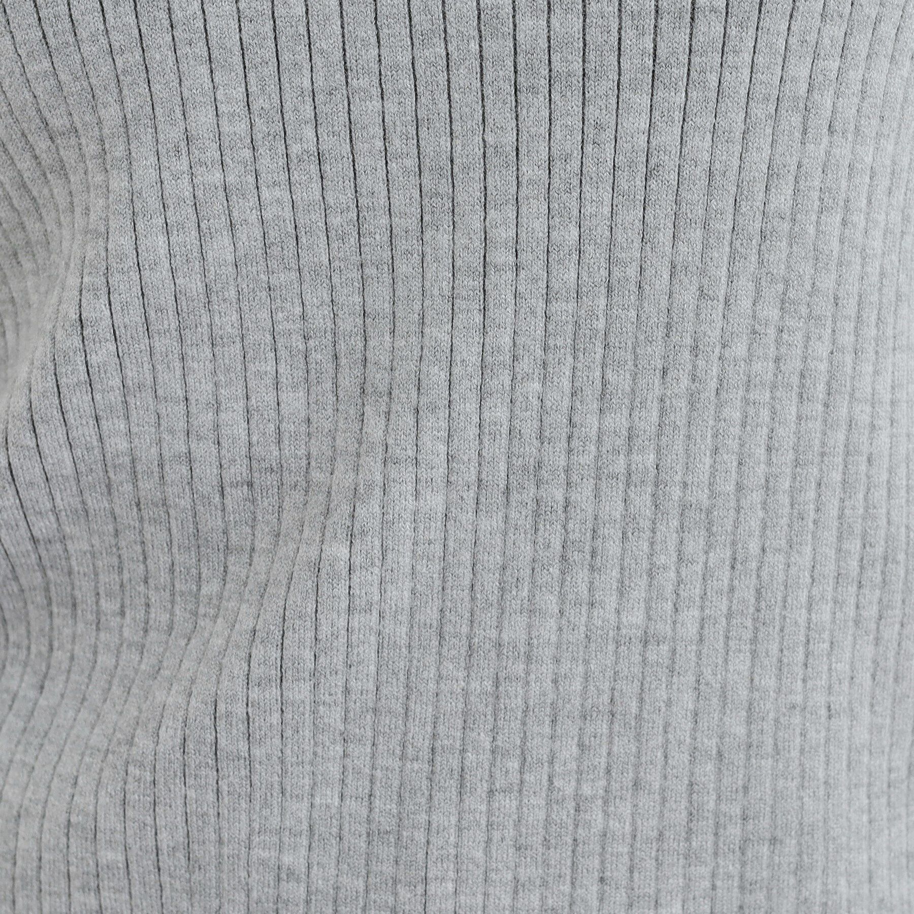 SHOO･LA･RUE「【洗える】1枚でこなれ見え 配色ライン リブハイネックニット」|ニット・セーター|