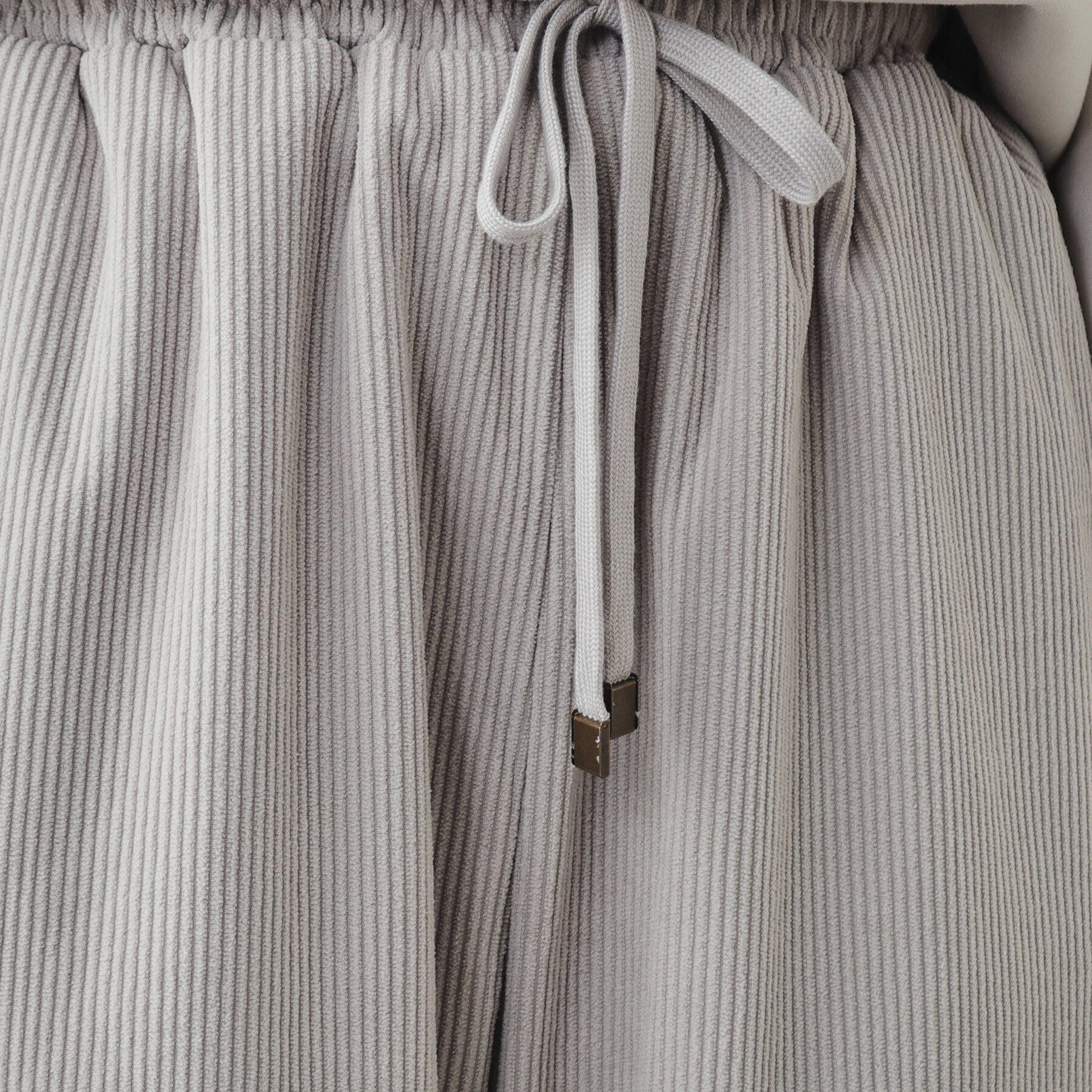 SHOO･LA･RUE「【高レビュー/洗える/SS-3L】きれいめカジュアルに あったか裏起毛 コーデュロイイージーワイドパ」|その他|