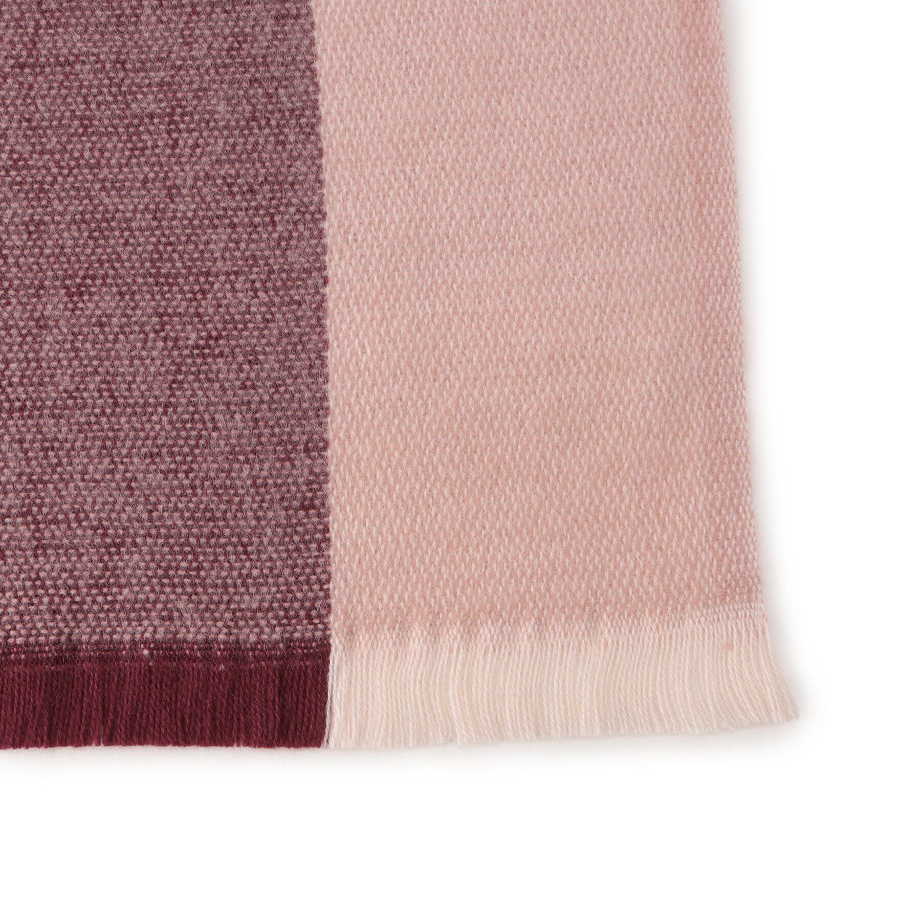 SHOO･LA･RUE「程よい厚みで巻きやすい ブロックチェックストール」|ストール|