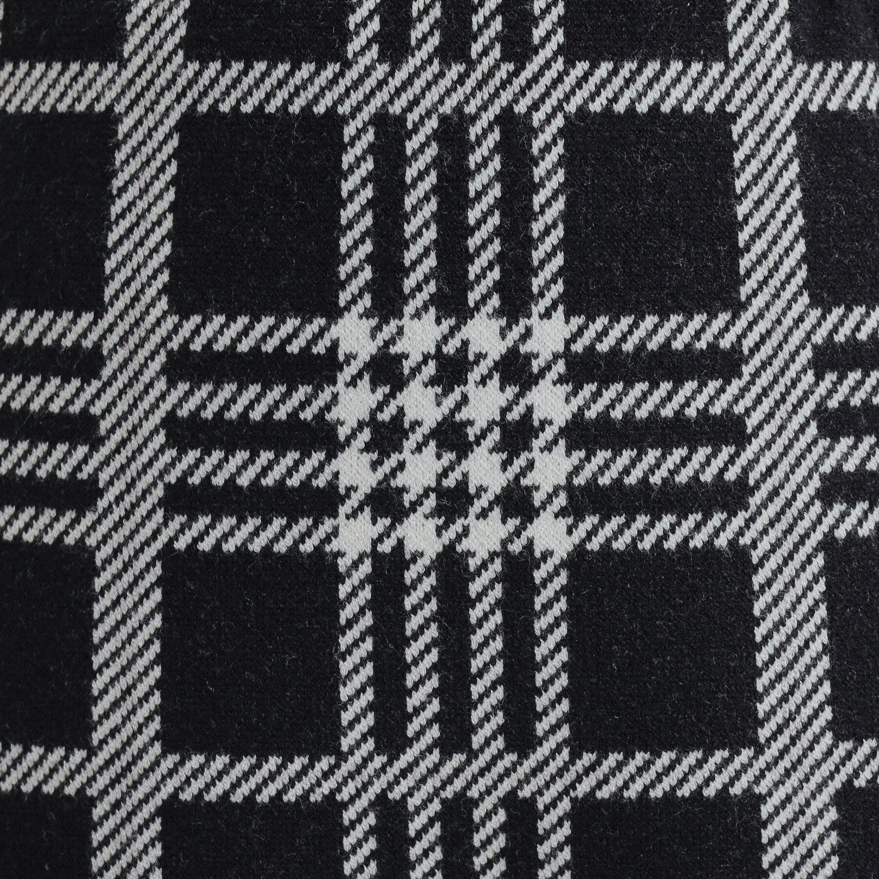 SHOO･LA･RUE「【高レビュー/洗える/セットアップ可】 着る度うっとり もちもちチェック柄ニットナロースカート」|スカート|