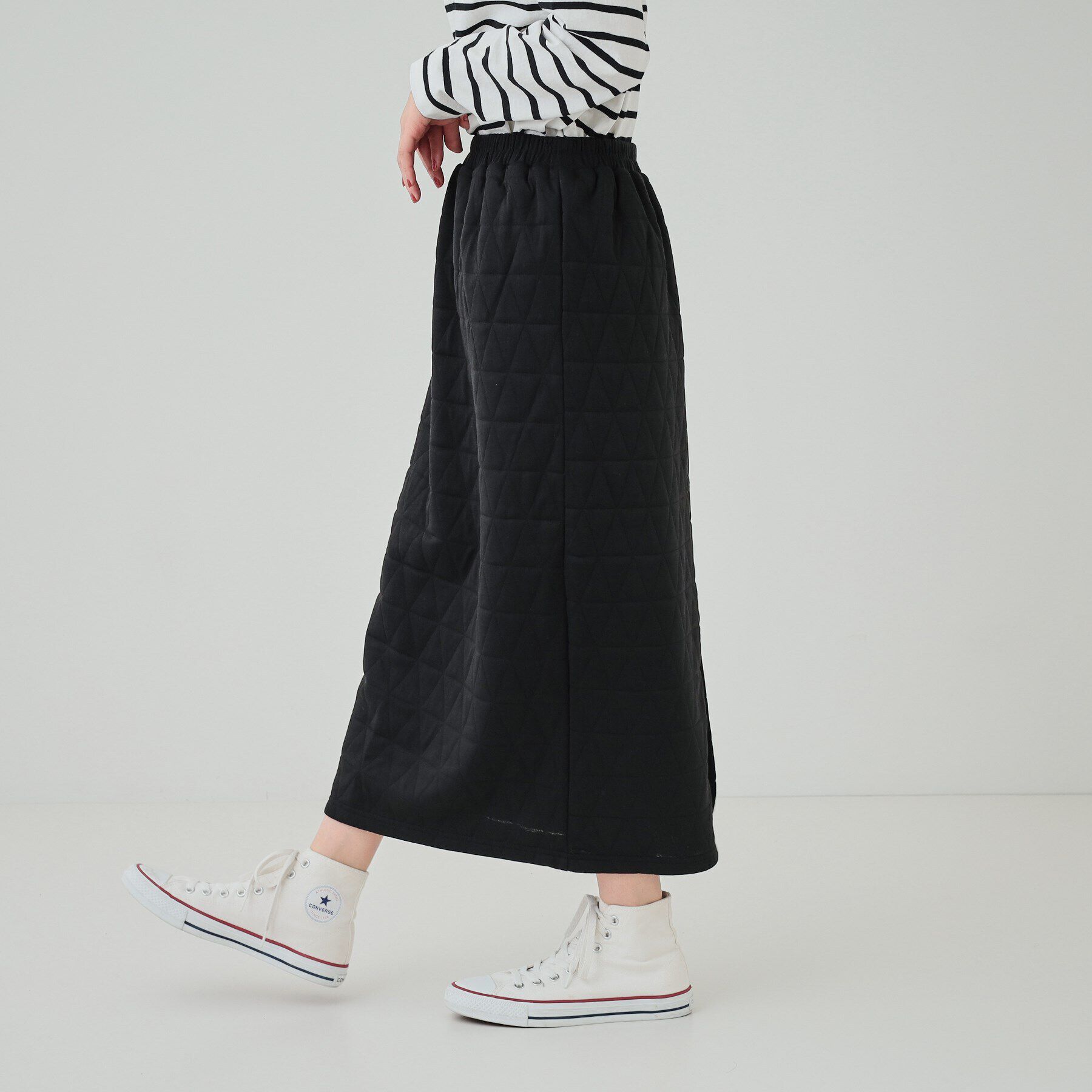 SHOO･LA･RUE「【セットアップ可】キルトナロースカート」|スカート|