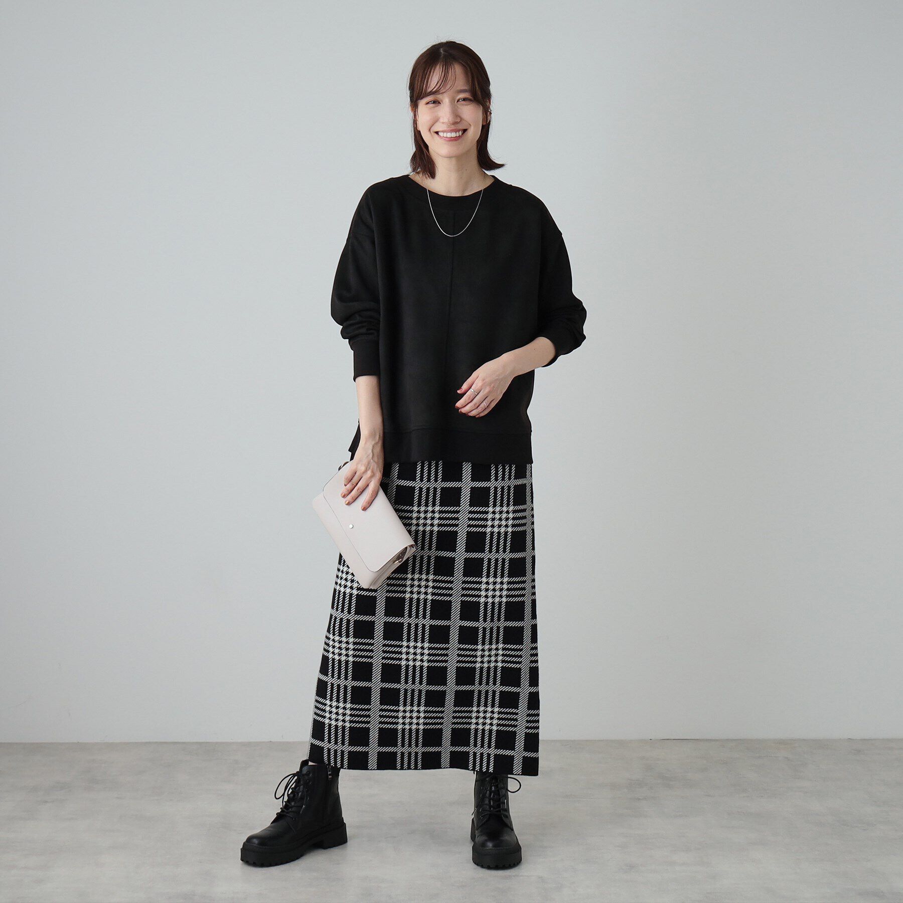 SHOO･LA･RUE「【S-LL】なめらかスエード調トップス」|Tシャツ・カットソー|