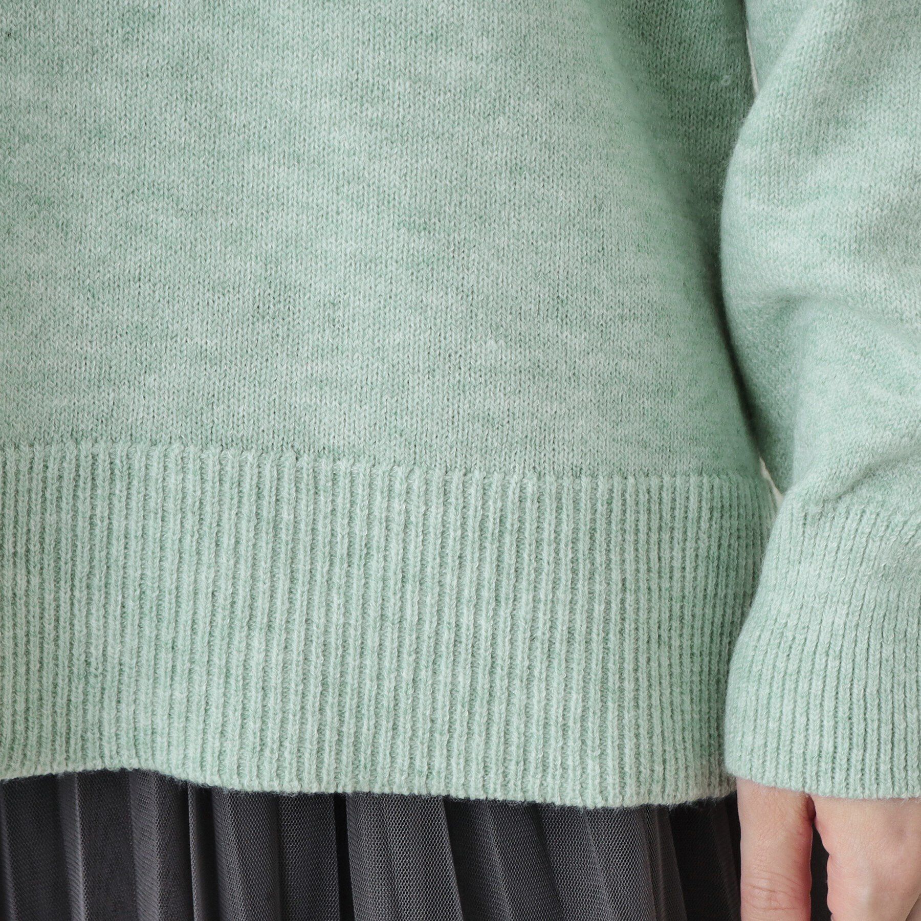 SHOO･LA･RUE「【S－LL】スキッパー衿付きニット」|ニット・セーター|