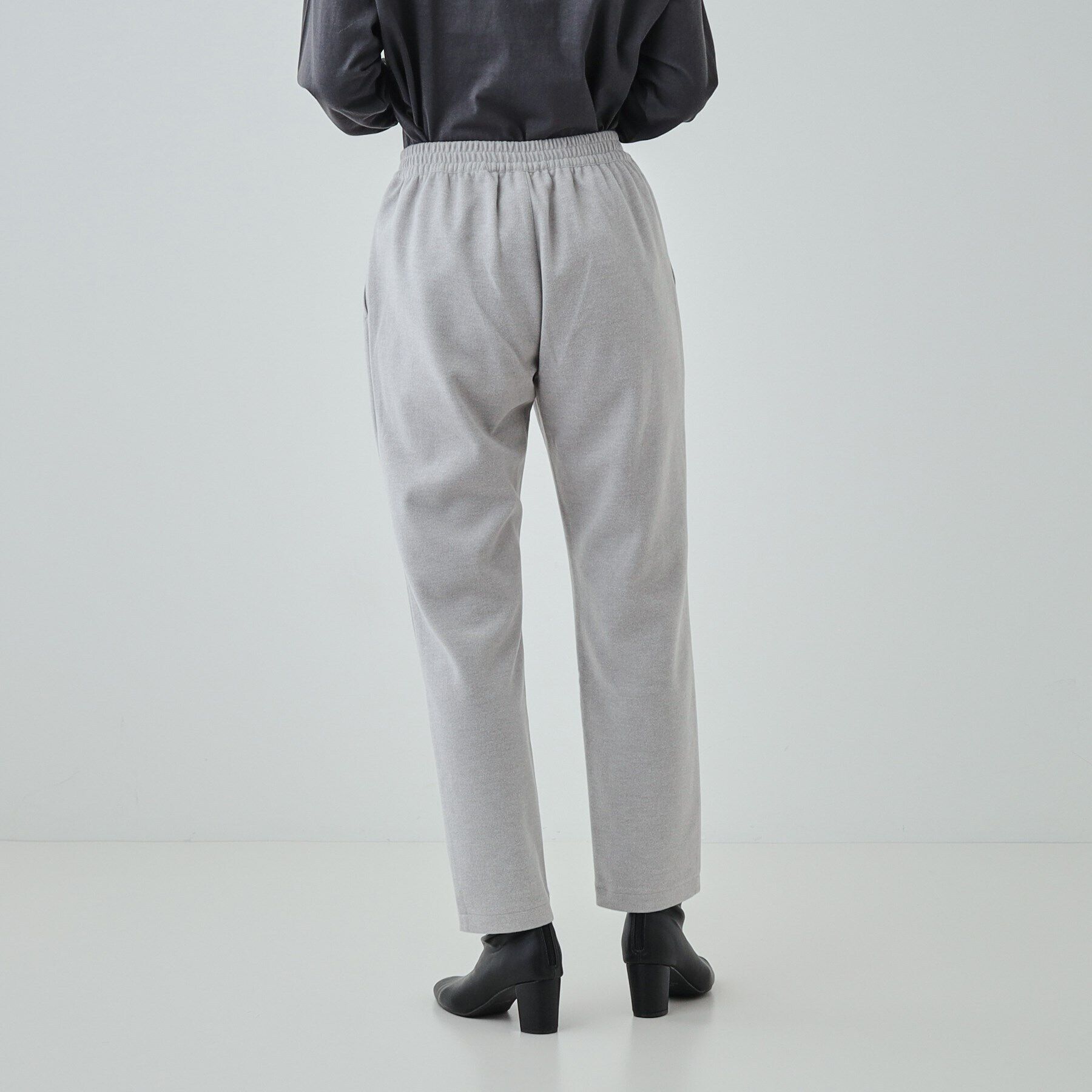 SHOO･LA･RUE「【S-LL】ウールライクで高見え やわらかイージーテーパードパンツ」|その他|