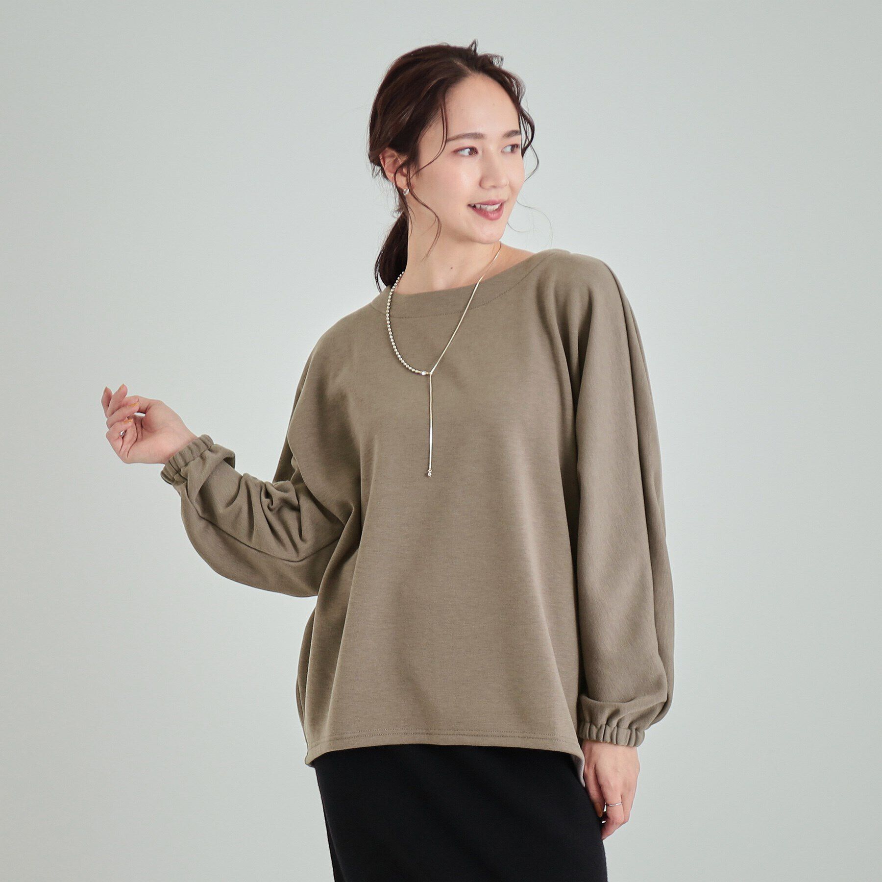 SHOO･LA･RUE「【あったか】ドルマンスリーブ裏起毛トップス」|Tシャツ・カットソー|